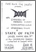 [thumbnail of Promotional flyer for Doom and State of Filth with other supporting acts, Cumberland Tavern, 1995]